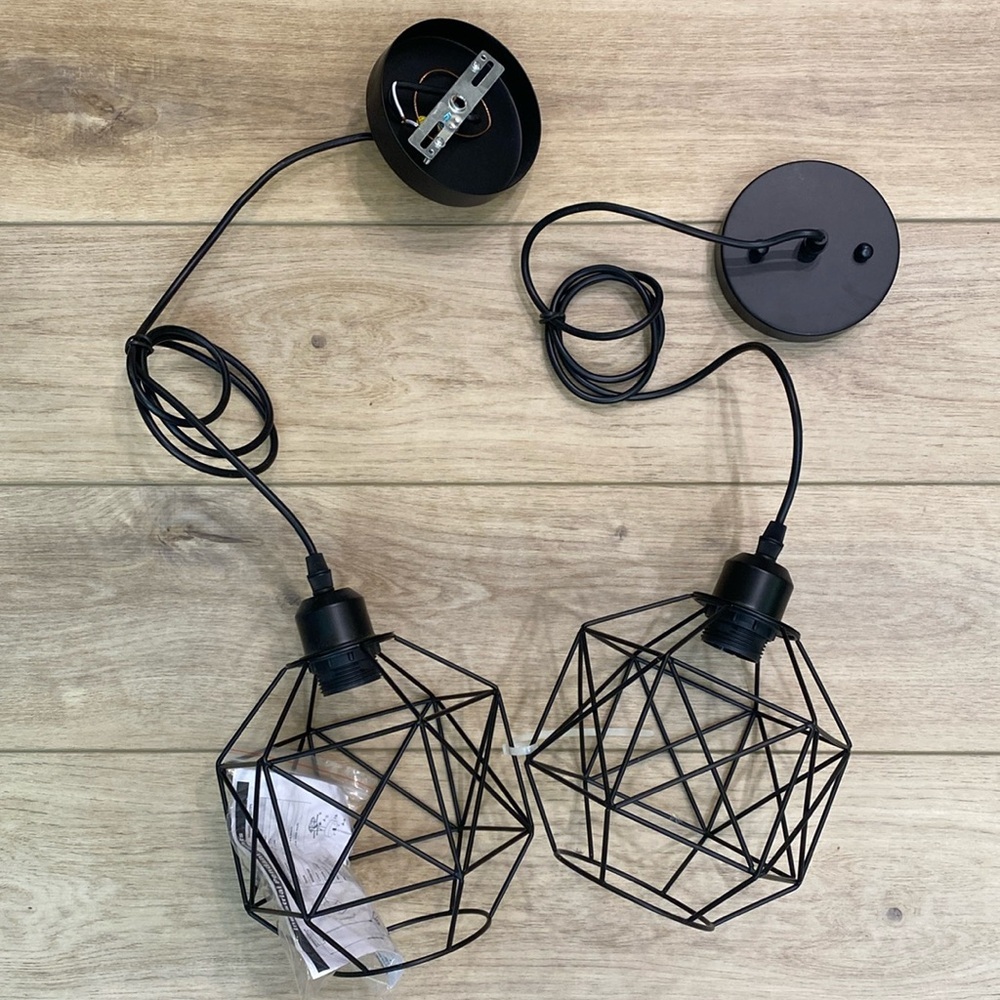 Industrial Cage Pendant Lights